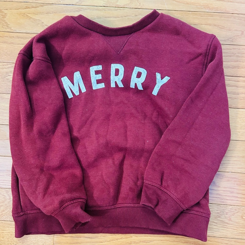 Kids Maroon Sweatshirt 5t
